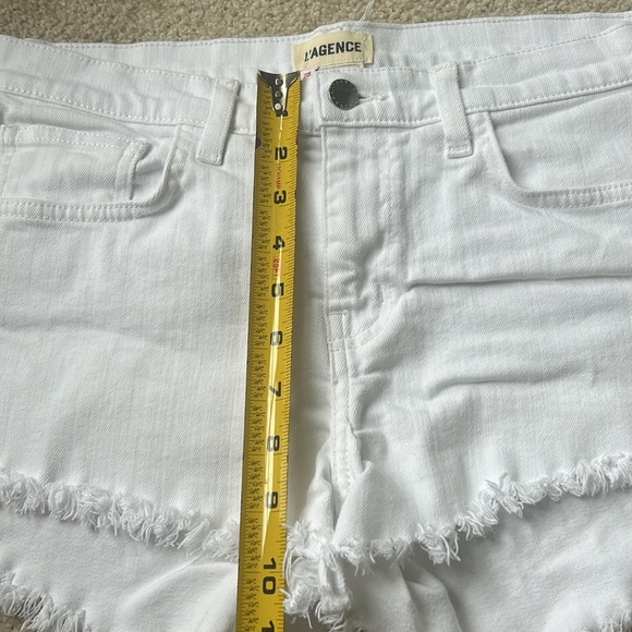 L’agence White denim shorts - Picture 9 of 11